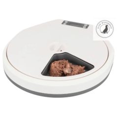   Trixie 4+1 Automatic Food Dispenser - automata ételadagoló (fehér,szürke) 5×0,24 l/33×5×36cm