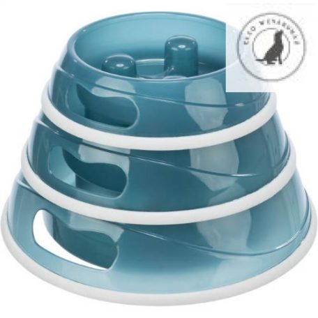 Trixie Slow Feeding Plastic Bowl - evéslassító tál (többféle színben) kutyák részére (0,45l/Ø20cm)