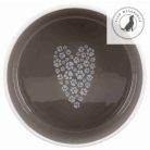 Trixie Pet's Home Ceramic Bowl - kerámia tál (mintás, fehér/tópszín) kutyák részére 3 féle méterben