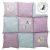 Trixie Junior Patchwork Cushion - pecsvörk párna (világos lila,menta,pink) kölyök kutyák részére (60x60cm)