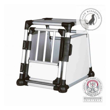 Trixie Transport Box - Aluminium szállítóbox (ezüst) 