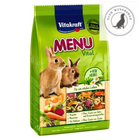 Vitakraft Menu (Nyúl) - teljes értékű eledel (500g)