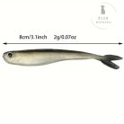 Prémium szilikon csali (8 cm) 5 db / csomag