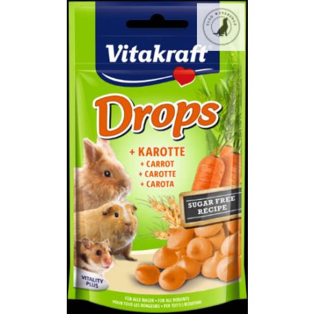Vitakraft Drops  - jutalomfalat rágcsálóknak (75g)