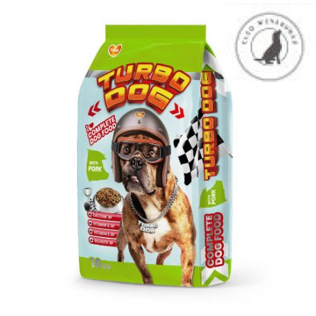 Turbo Dog Adult Pork (sertés) száraztáp - Felnőtt kutyák részére (10kg)