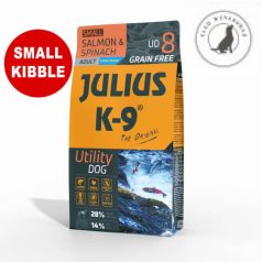   JULIUS K-9 UD8 Adult Utility Dog Hypoallergenic Salmon&Spinach (lazac&spenót) 10kg - Gabonamentes száraztáp, felnőtt kutyák részére