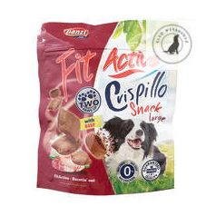   FitActive Snack Crispillo  - jutalomfalat (marhás) kutyák részére (180g)