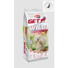   Panzi GetWild Hypoallergenic Lamb,rice Adult (bárány,rizs) száraztáp - Táplálék intoleranciás felnőtt kutyák részére (15kg)