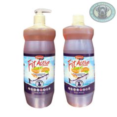   FitActive Salmon oil - Lazacolaj (kiegészítő eledel kutyák és macskák részére) 1000 ml