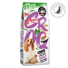   FitActive CROQ Premium Lamb&Rice Adult - száraztáp (bárány,rizs) felnőtt kutyák részére (15+2kg)