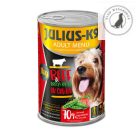 Julius-K9 konzerv Adult - nedveseledel felnőtt kutyák részére (12 x 1240g) 3 féle ízesítéssel
