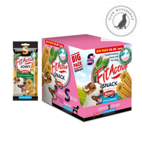 FitActive SNACK Denta-Sticks Hypoallergenic Joint  - jutalomfalat (kollagén, répa) kutyák részére 