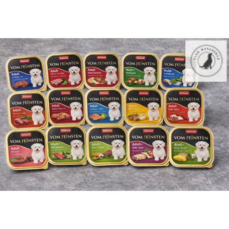 Animonda Vom Feinsten Adult alutálkás - Felnőtt kutyák részére (22 x 150g) 15 féle ízben