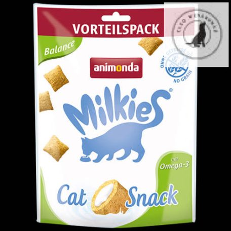 Animonda Milkies Balance (baromfi) töltött párnácska - jutalomfalat - Macskák részére 12 db/karton